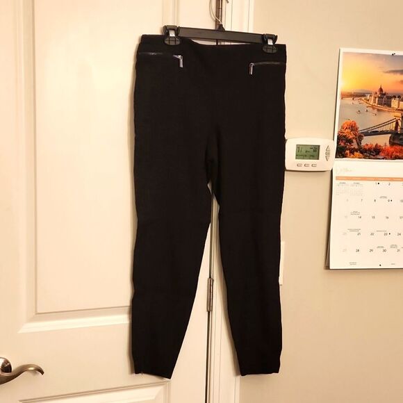 Calvin Klein Women's Dark Brown Print Legging Pants Size L - Picture 1 of 8